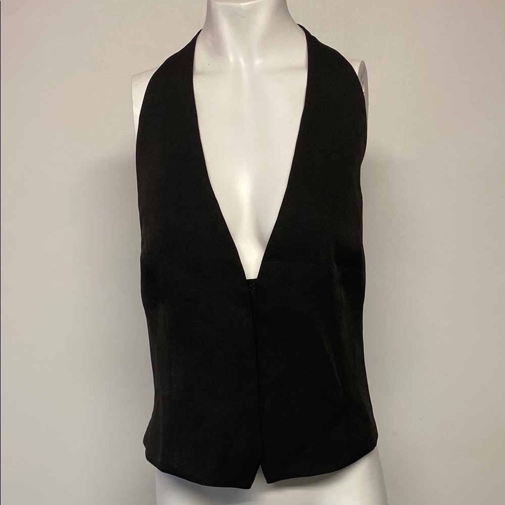 LIONESS Je Suis Onyx Chic Black Halter Vest